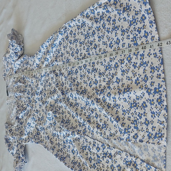 SHEIN Floral Blue and White Dress NWOT - Picture 11 of 16